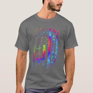Camiseta Rad Skeleton de tecnologia de radiologia EUA, XRay