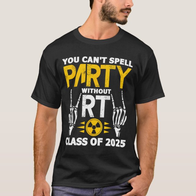 Camiseta Rad Tech Student Rt Cl De 2025 Radiology Graduatio (Frente)