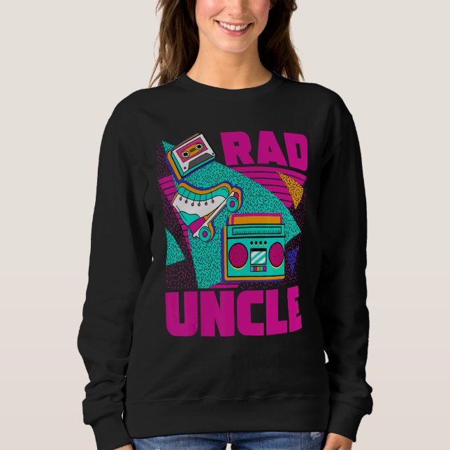 Camiseta Rad Uncle 90s Aesthetic Nostalgia 1990's Retro Unc (Frente)