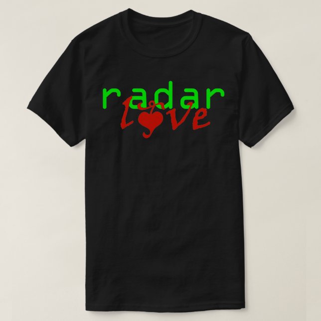 Camiseta Radar Love (Frente do Design)