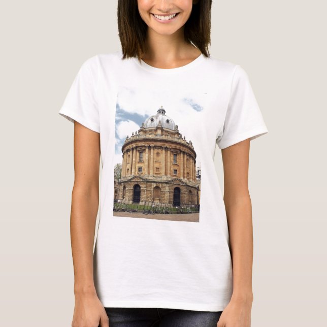 Camiseta Radcliffe, câmera, biblioteca de Bodleian, Oxford (Frente)