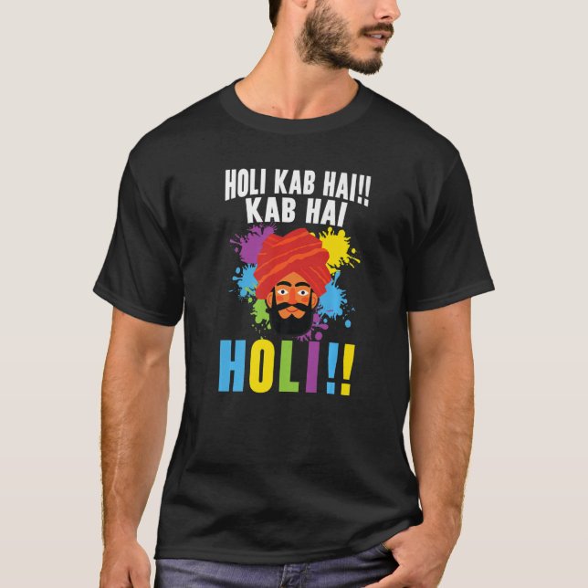 Camiseta Radha Krishna Hinduísmo Hindu Budista Holi Festiva (Frente)