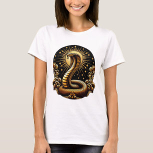 Camiseta Radiação Eterna: A Serpente do Ouro"