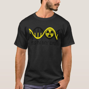 Camiseta Radiação nuclear DNA Chernobyl Fallout Risco Rad