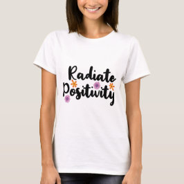 Camiseta Radiação Positividade // Cotação Inspiracional
