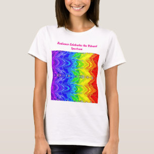 Camiseta “Radiação” – Um Padrão de Orgulho Abstrato