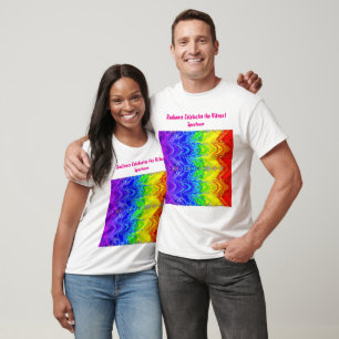 Camiseta “Radiação” – Um Padrão de Orgulho Abstrato