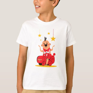 Camiseta Radiância do bebê Billy