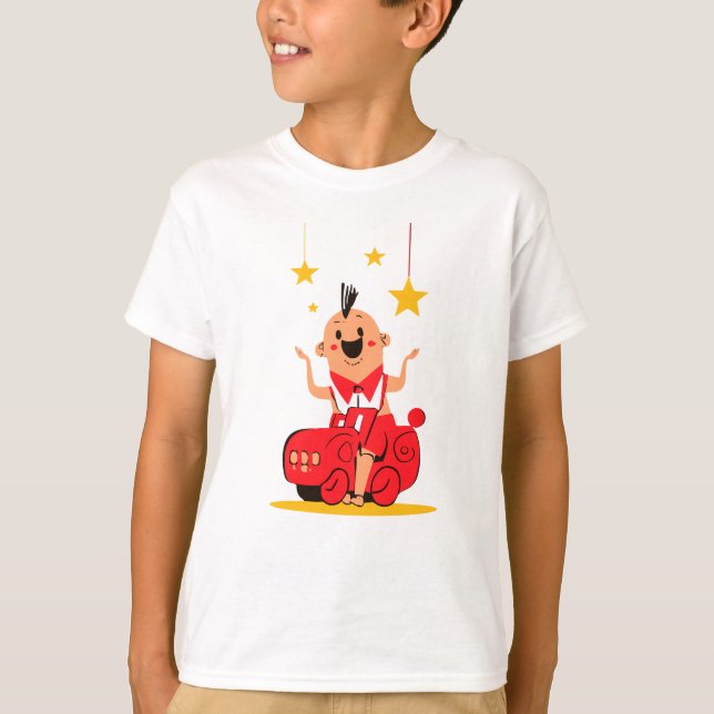 Camiseta Radiância do bebê Billy (Frente)