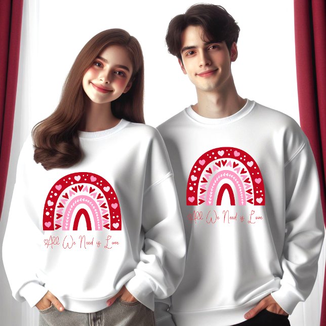 Camiseta Radiant Love Rainbow (All We Need is love)