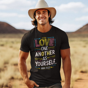 Camiseta Radiar amor, abraçar unidade