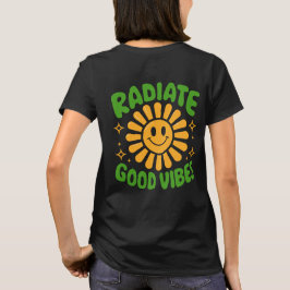 Camiseta Radiar boas vibrações - Smiley sunshine