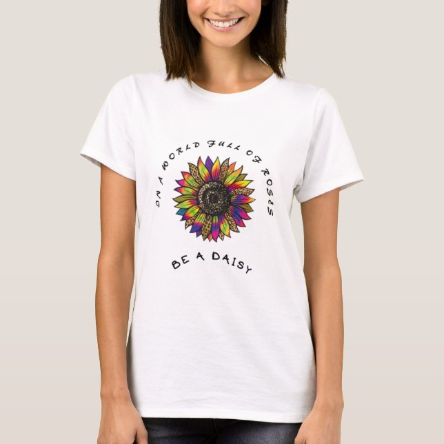 Camiseta Radiar como girassol (Frente)