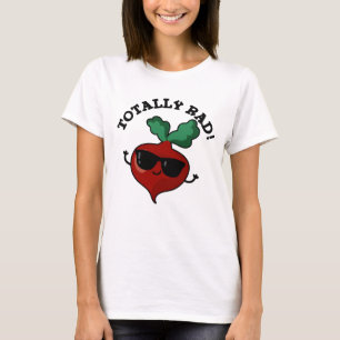 Camiseta Radical de Veggie, Totalmente Rad, Pun
