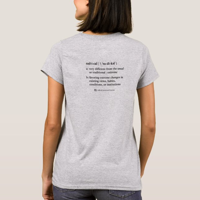 Camiseta Radical Definition (M/F) (Verso)