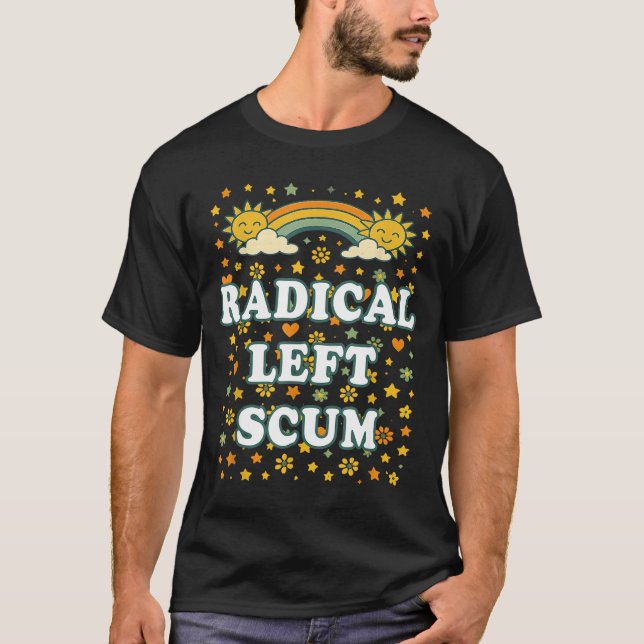 Camiseta Radical Left S Funny Sarcastic Quote  (Frente)