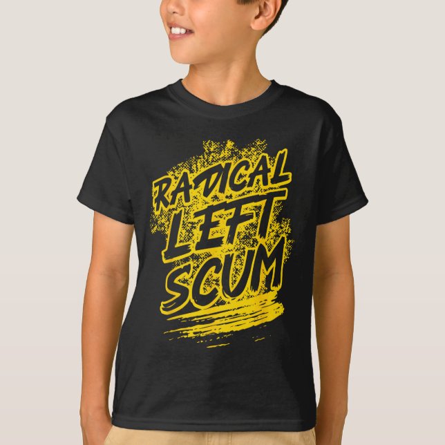 Camiseta Radical Left S Funny Sarcastic Quote  (Frente)