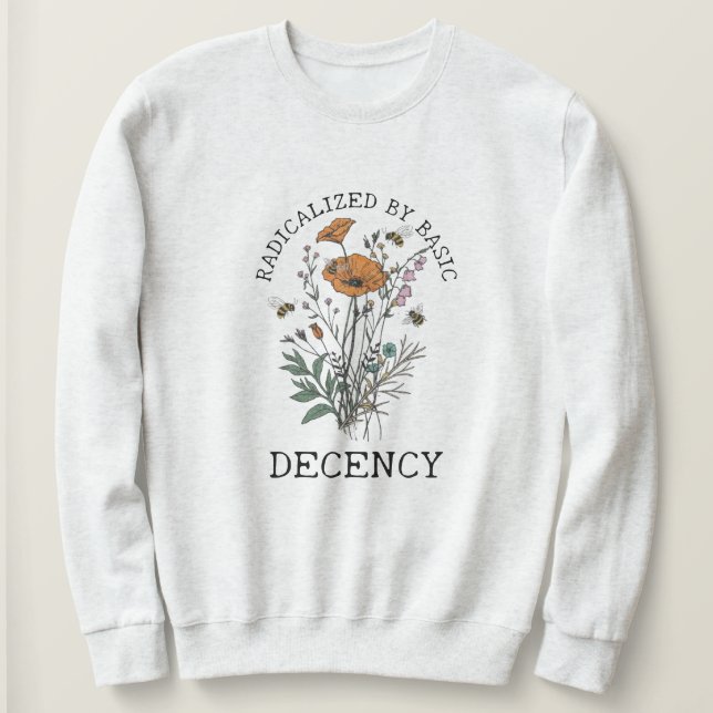 Camiseta Radicalizado Pela Decência Básica (Frente do Design)