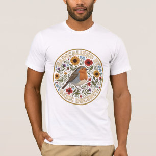 Camiseta Radicalizado pela Decência Básica Desenho de Pássa