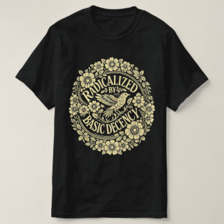 Camiseta Radicalizado pela Decência Básica Vintage Pássaro