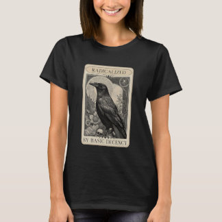 Camiseta Radicalizado pelo Cartão Tarot do Corvo Decência B
