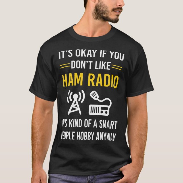 Camiseta Rádio Amador do Smart Pessoas Ham (Frente)