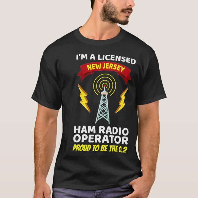 Camiseta Rádio Amador Funny Ham Novo (Frente)