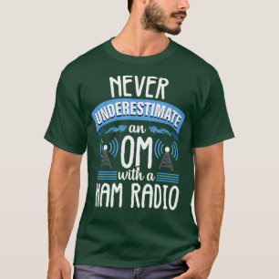 Camiseta Rádio Amador Funny OM Piada Ham