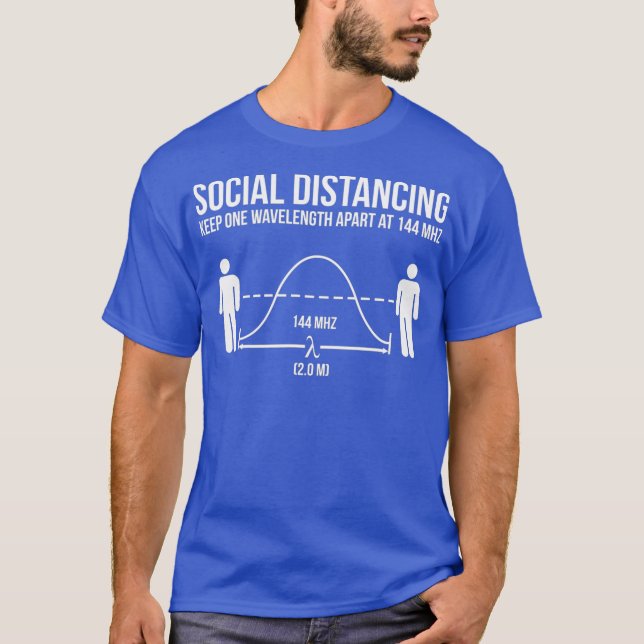 Camiseta Rádio Amador Ham Engraçado Distorção Social (Frente)