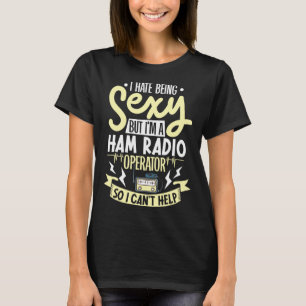 Camiseta rádio amador operador de rádio amador código morse