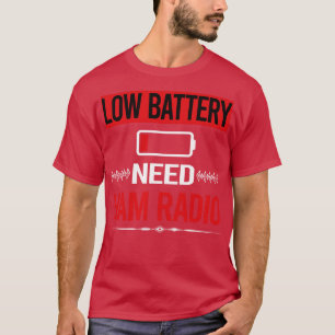 Camiseta Rádio Amatador de Bateria Baixa