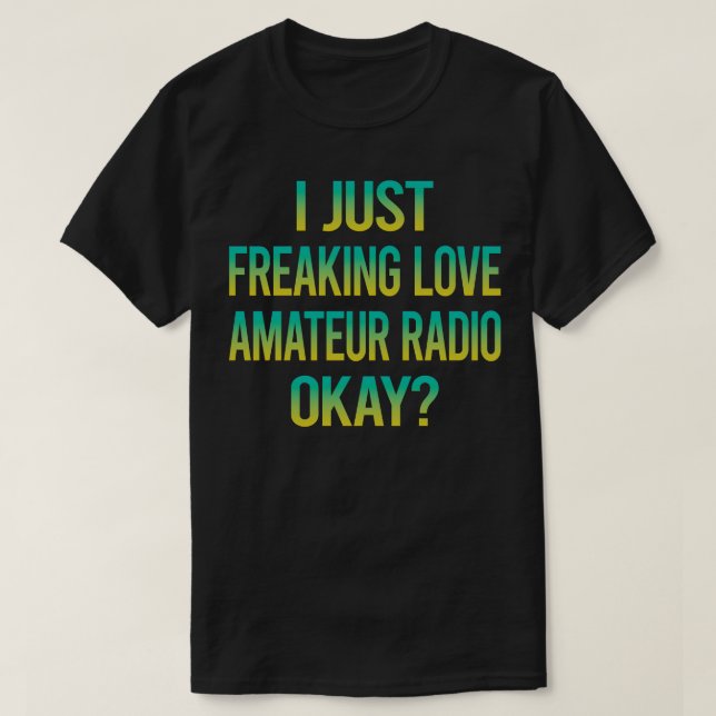 Camiseta Rádio Amateur Radio Ham (Frente do Design)