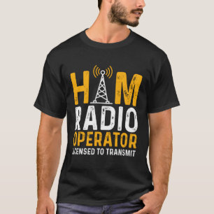 Camiseta Rádio Amateur Radio Ham Para Transmitir