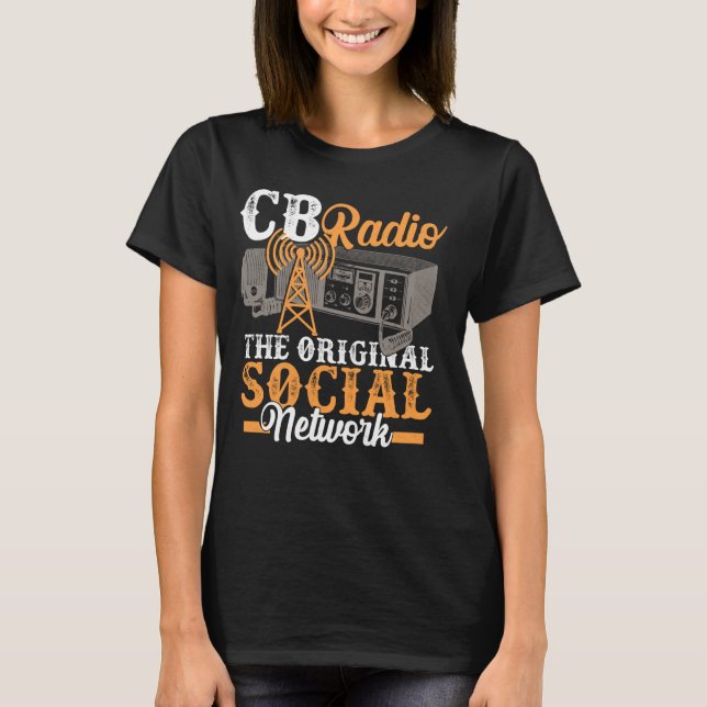 Camiseta Rádio CB O Rádio Original Do Ham Da Rede Social (Frente)