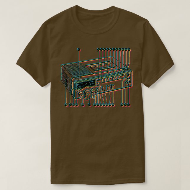 Camiseta Rádio CB Rádio Amador (Frente do Design)