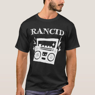 CAMISETA RÁDIO DE MERCADORIAS DA BANDA RANCID