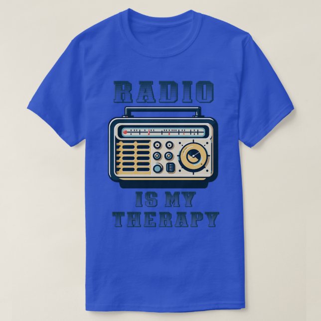 Camiseta Rádio é minha terapia (Frente do Design)