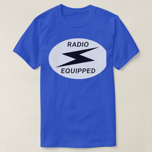 Camiseta Rádio equipado 1 (Frente do Design)