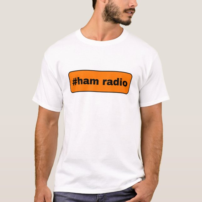 Camiseta Rádio #ham (Frente)