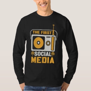 Camiseta Rádio Ham A Primeira Rádio Amateur De Mídia Social