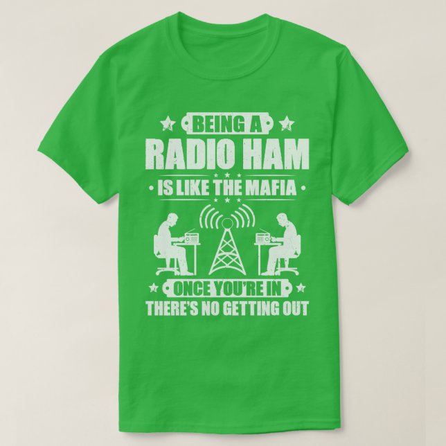 Camiseta Rádio Ham Amateur Radio Ham (1) (Frente do Design)