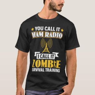 Camiseta Rádio Ham, Eu Chamo De Ópera De Treinamento De Sob