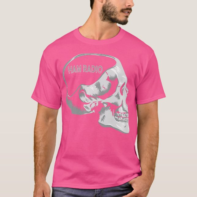 Camiseta Rádio Ham na mente Pun Novelty Mens Engraçado (Frente)