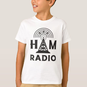 Camiseta Rádio HAM Operador Amateur Código Antenna Ideia 