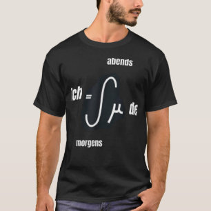 Camiseta Rádio infantil Mathe Formel Physik Integral