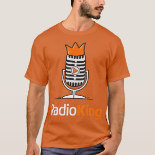 Camiseta Rádio King Microphone DJ Anchor Anchor Engraçado