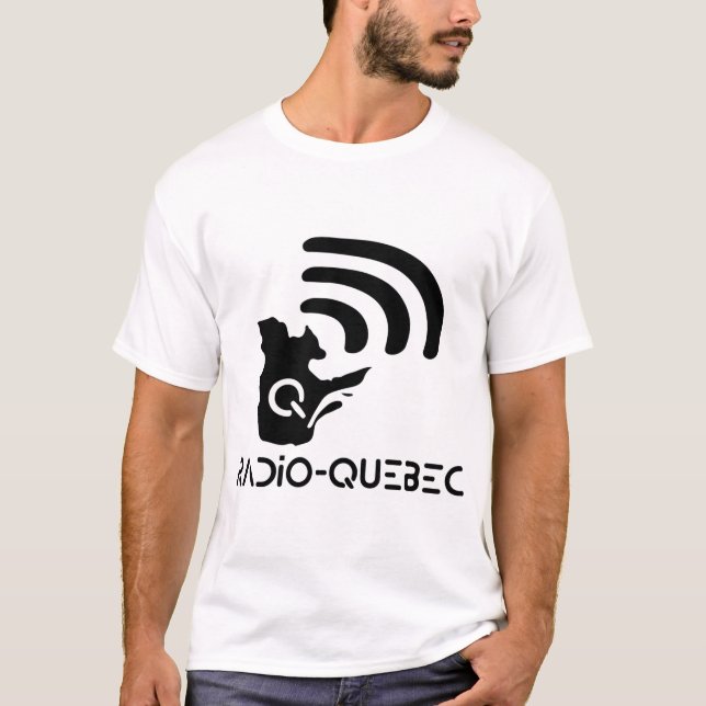 Camiseta Radio-Quebec -Edition noire (Frente)