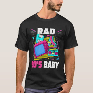 Camiseta Rádio Rad Baby Aestic Nostalgia dos anos 90