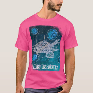 Camiseta Rádio Telescópio Observatório Espacial Arecib
