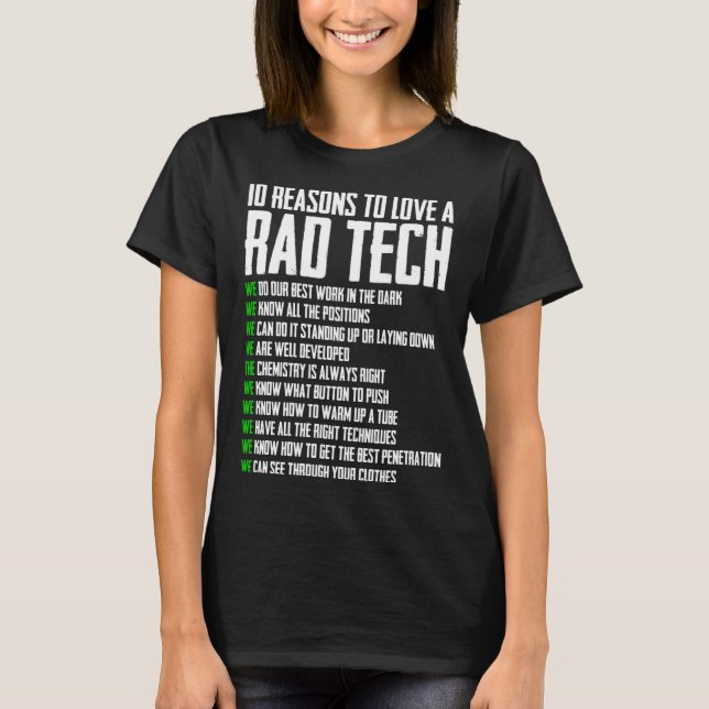 Camiseta Radiografia Profissão Radiologistas (Frente)